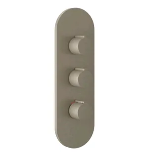 Смеситель для душа, Gessi, на 2 потребителя, цвет-Finox Brushed Nickel — иконка