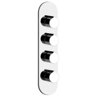 Смеситель для душа, Gessi, на 3 потребителя, цвет-хром — иконка