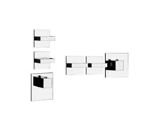 Смеситель для душа, Gessi, цвет-Black XL (старый арт. 43214/299)