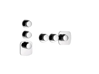 Смеситель для душа, Gessi, Tondo Wellness, цвет-хром