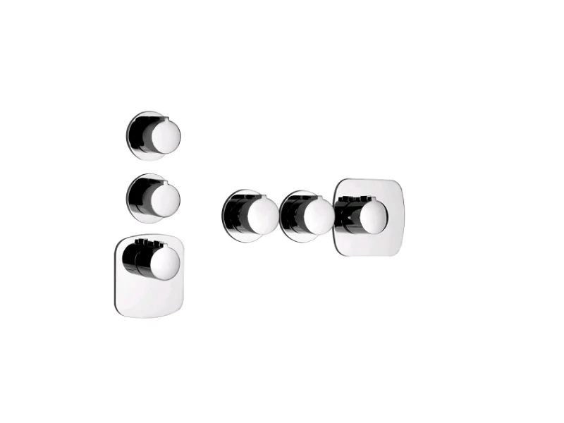 Смеситель для душа, Gessi, Tondo Wellness, цвет-хром
