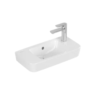 Раковина, Villeroy&Boch, O.Novo, шгв 500*250*95, отверстия для смесителя-1 сквозное, 1 промаркированное, AntiBac, цвет-альпийский белый — иконка