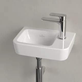 Раковина, Villeroy&Boch, O.Novo, шгв 360*250*95, отверстия для смесителя-1, AntiBac, цвет-альпийский белый — иконка