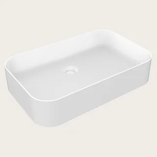 Раковина, Gessi, шгв 604*384*125, отверстия для смесителя-отсутствуют, цвет-белый — иконка