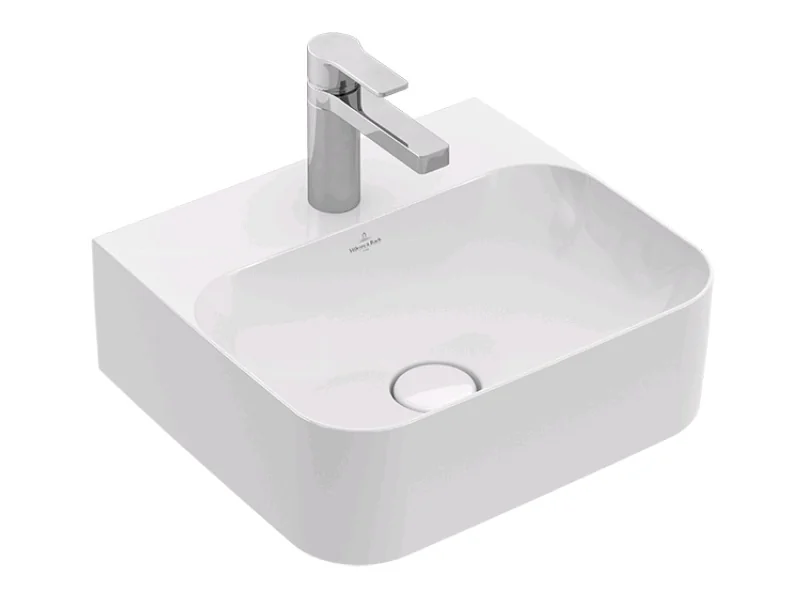 Раковина, Villeroy&Boch, Finion, шг 430*390*105, CeramicPlus, цвет-альпийский белый