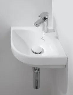 Раковина, Villeroy&Boch, Subway 3.0, шгв 320*320*145, отверстия для смесителя-1, CeramicPlus, цвет-альпийский белый