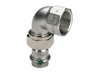 Переходной элемент 90°, Viega, Sanpress inox, с SC-Contur 18 x 1/2"
