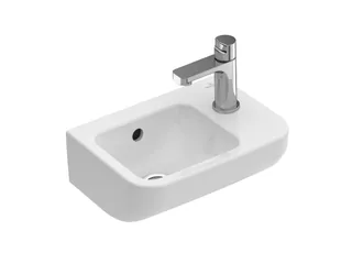 Раковина, Villeroy&Boch, Architectura, шг 360*260, отверстия для смесителя-1 справа, CeramicPlus, цвет-альпийский белый