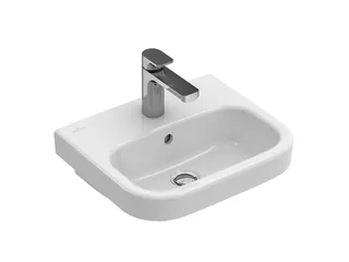 Раковина, Villeroy&Boch, Architectura, шг 450*380, отверстия для смесителя-1, цвет-альпийский белый