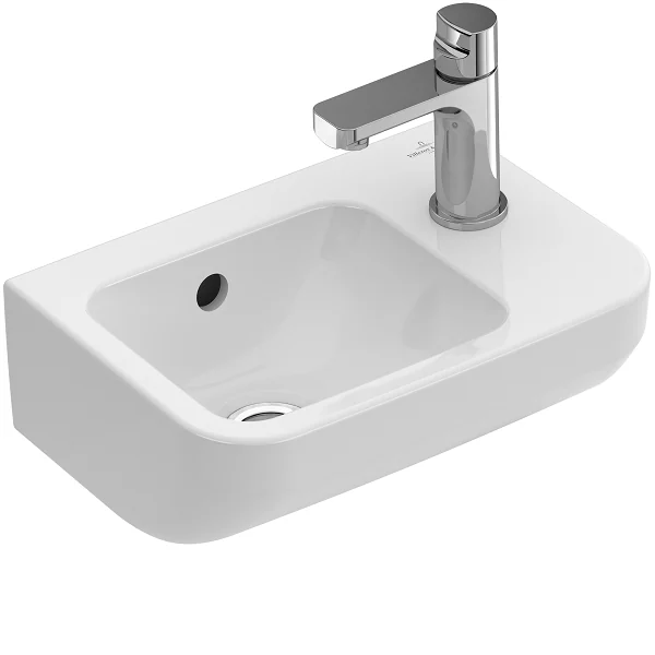 Раковина, Villeroy&Boch, Architectura, шг 450*380, CeramicPlus, цвет-альпийский белый