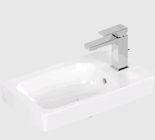 Раковина, Villeroy&Boch, Architectura, шгв 480*275*90, отверстия для смесителя-1, цвет-альпийский белый (белый Alpin) — иконка