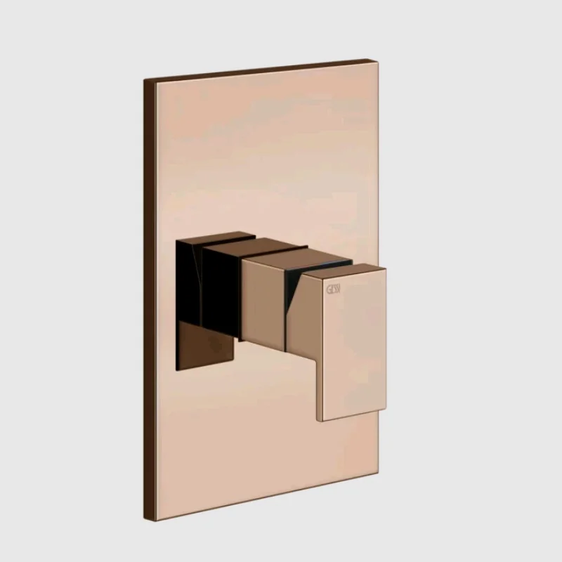 Смеситель для душа, Gessi, Rettangolo, на 1 потребитель, цвет-Copper PVD (старый арт. 44602/030)