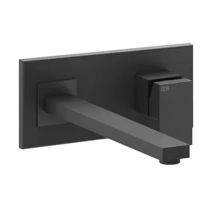Смеситель для раковины, Gessi, Rettangolo, цвет-черный матовый — иконка