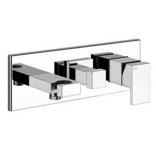 Смеситель для душа, Gessi, Rettangolo, на 2 потребителя, цвет-хром (старый арт. 44910/031)