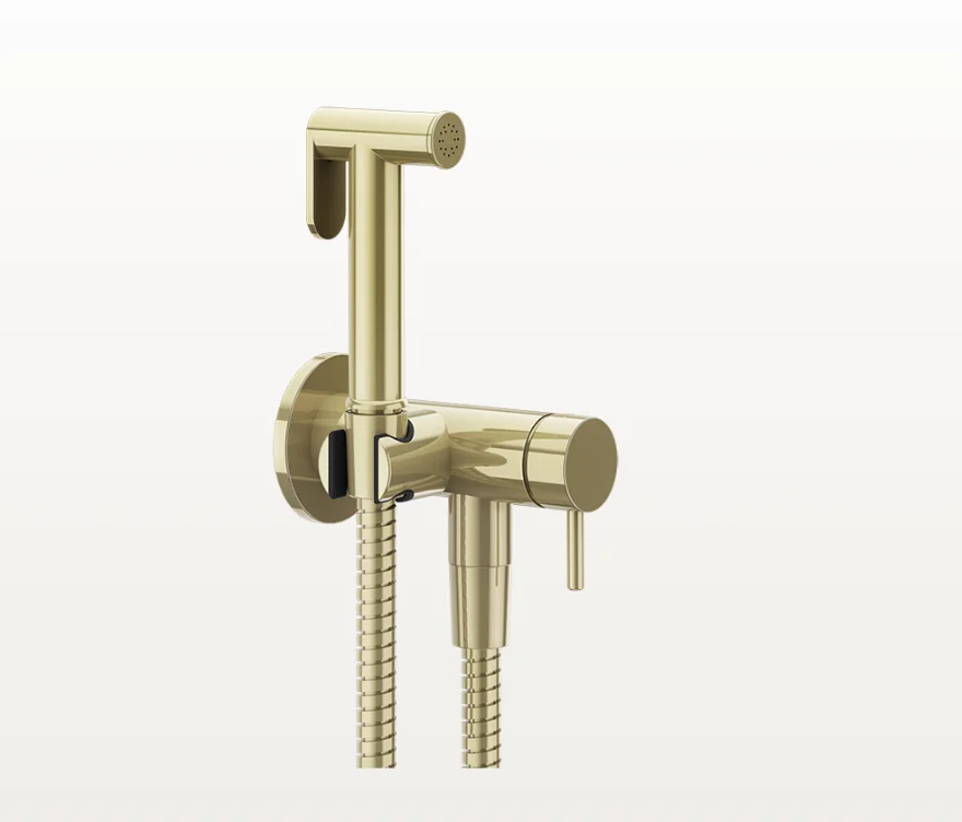 Гигиенический душ, Gessi, цвет-Brass PVD