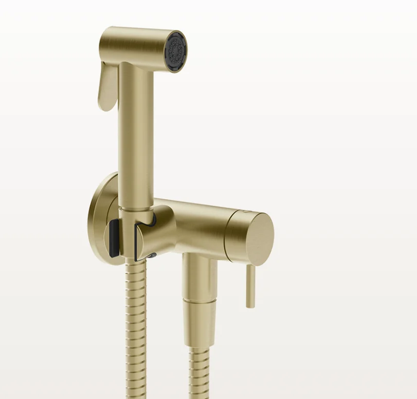 Гигиенический душ, Gessi, цвет-Brushed Brass PVD