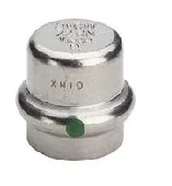 Заглушка Sanpress inox с SC-Contur, нерж.сталь, 28 мм — иконка