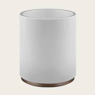 Корзина для бумаг, Gessi, шгв 180*180*240, цвет-белая/Copper Brushed PVD