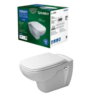 Унитаз, Duravit, D-Code, подвесной, шгв 355*545*430, HygieneGlaze, цвет-белый