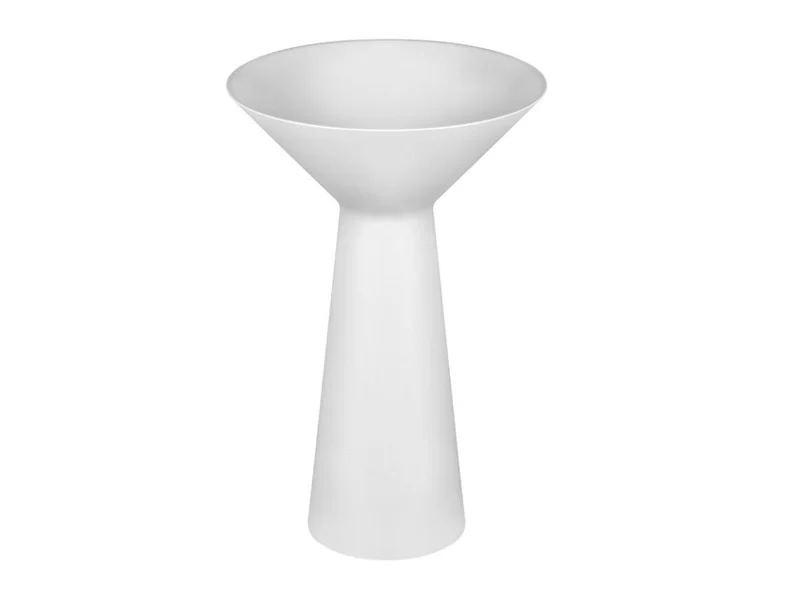 Раковина, Gessi, Cono, шгв 546*546*900, отверстия для смесителя-отсутствуют, цвет -матовый белый