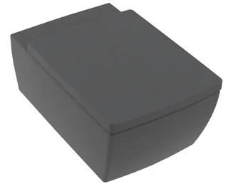 Унитаз, Villeroy&Boch, Memento 2.0, подвесной, шгв 375*560*345, CeramicPlus, цвет-графит (Graphite) — иконка