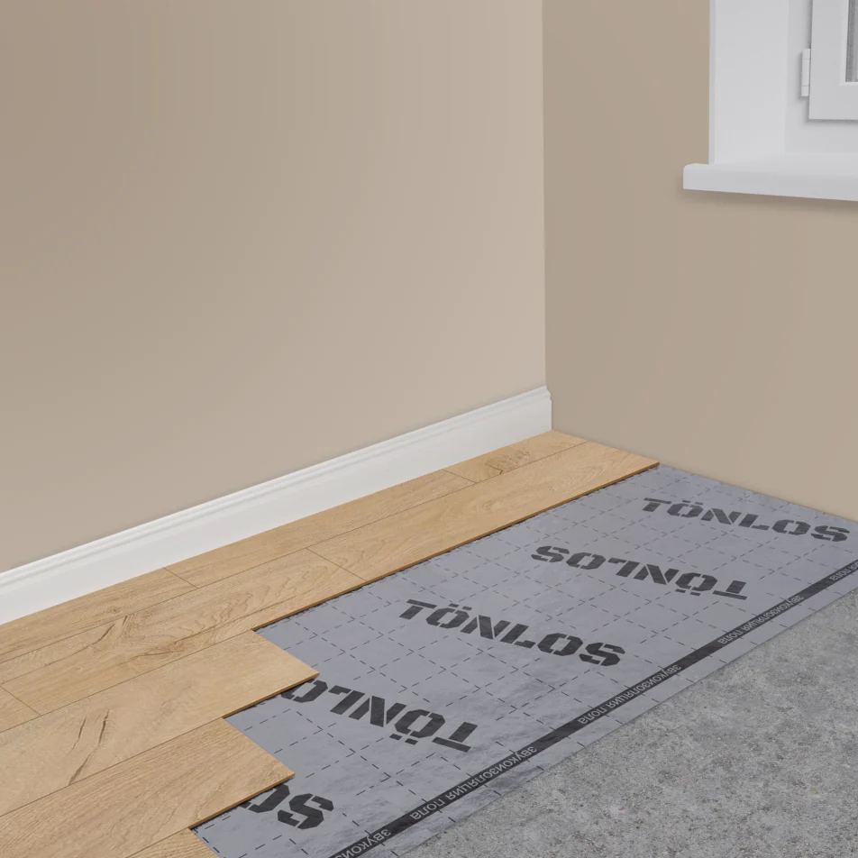 Звукоизоляция, TONLOS, TERRA FELT, Construck, 9000х780х4.5 мм