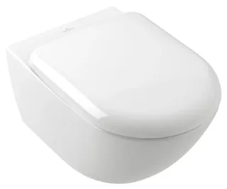 Унитаз, Villeroy&Boch, Antao, подвесной, шгв 370*560*355, CeramicPlus, цвет-альпийский белый (белый Alpin)