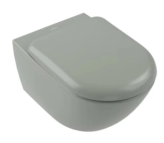 Унитаз, Villeroy&Boch, Antao, подвесной, шгв 370*560*355, CeramicPlus, цвет-Morning Green