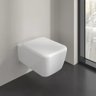 Унитаз, Villeroy&Boch, Skyla, подвесной, шгв 370*530*310, сиденье-в комплекте, цвет-альпийский белый
