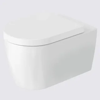 Унитаз, Duravit, ME by Starck Hero edition, подвесной, шгв 370*540*400, цвет-белый — иконка
