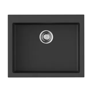 Мойка, OMOIKIRI, Bosen, шгв 610*500*210, отверстия для смесителя-3 промаркированных, цвет-черный