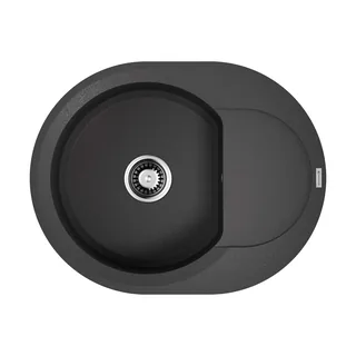 Мойка, OMOIKIRI, Sakaime, шгв 600*470*220, отверстия для смесителя-2 промаркированных, цвет-чёрный — иконка