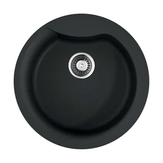 Мойка, OMOIKIRI, Yasugata, шгв 485*485*225, отверстия для смесителя-1 промаркированное, цвет-чёрный