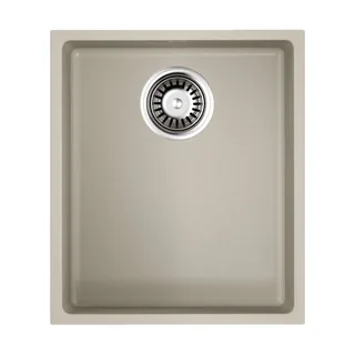 Мойка, OMOIKIRI, Bosen, шгв 380*440*210, отверстия для смесителя-отсутствуют, цвет-бежевый