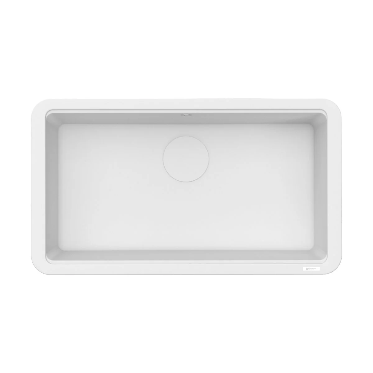 Мойка, OMOIKIRI, Tarento, шгв 838*483*254, отверстия для смесителя-отсутствуют, цвет-белый
