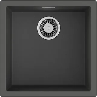 Мойка, Omoikiri, Yamakawa, шгв 456*456*220, отверстия для смесителя-отсутствуют, цвет-платина