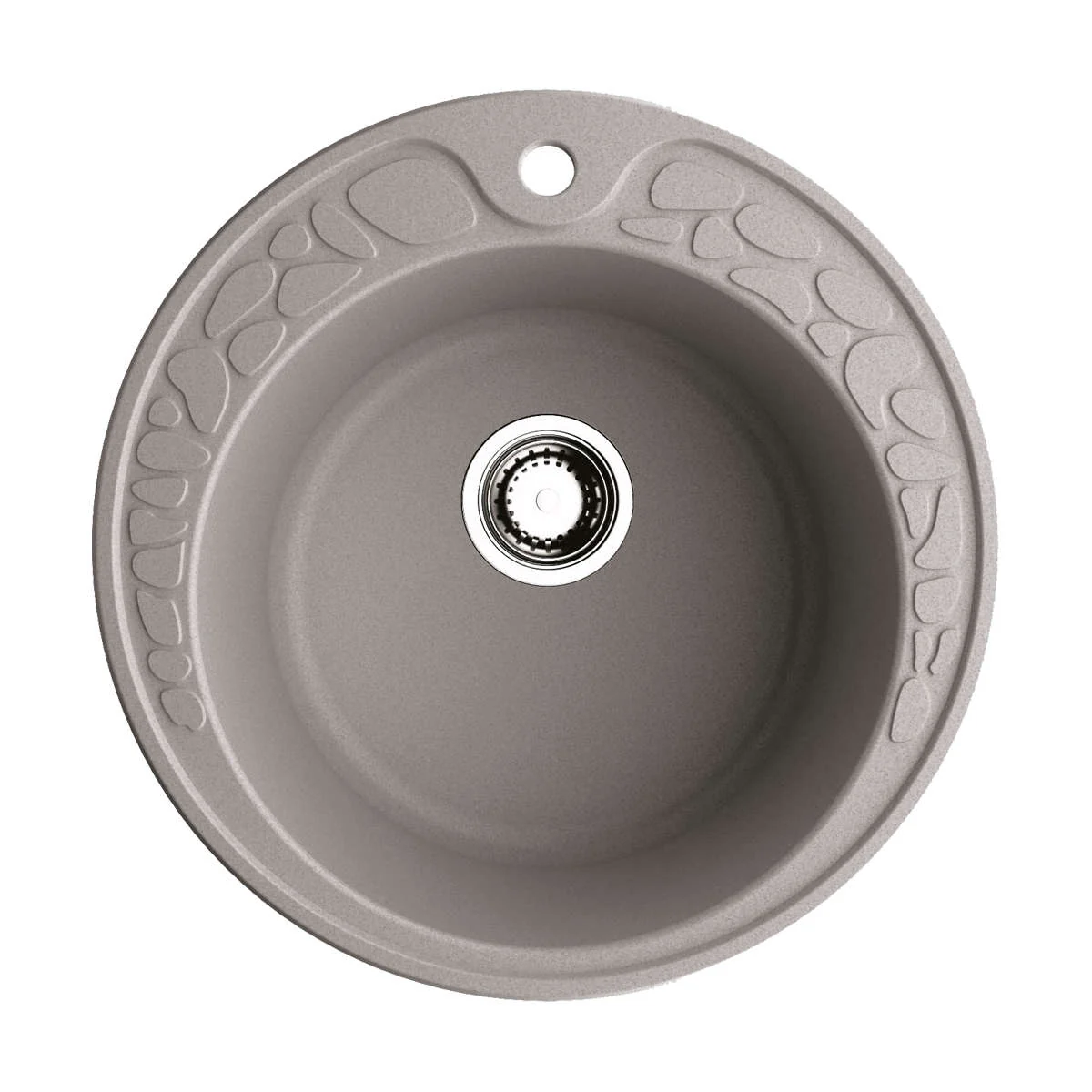 Мойка, OMOIKIRI, Tovada, шгв 510*510*215, отверстия для смесителя-1, цвет-Leningrad grey
