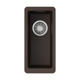 Мойка, OMOIKIRI, Kata, шгв 200*420*160, отверстия для смесителя-отсутствуют, цвет-темный шоколад