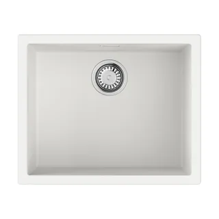 Мойка, OMOIKIRI, Yamakawa, шгв 556*456*220, отверстия для смесителя-отсутствуют, цвет-белый