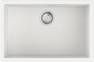 Мойка, Omoikiri, Yamakawa, шгв 756*456*220, отверстия для смесителя-отсутствуют, цвет-белый