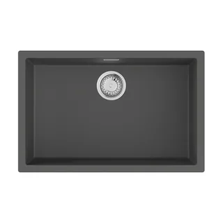 Мойка, OMOIKIRI, Yamakawa, шгв 756*459*220, отверстия для смесителя-отсутствуют, цвет-платина