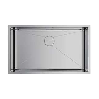 Мойка, OMOIKIRI, TAKI, шгв 740*440*200, отверстия для смесителя-отсутствуют, цвет-нержавеющая сталь