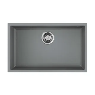 Мойка, OMOIKIRI, Tedori, шгв 660*420*220, отверстия для смесителя-отсутствуют, цвет-Leningrad grey