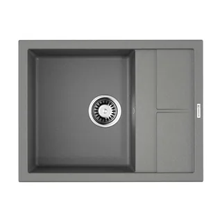 Мойка, OMOIKIRI, Sumi, шгв 650*500*220, отверстия для смесителя-4 промаркированных, цвет-Leningrad grey