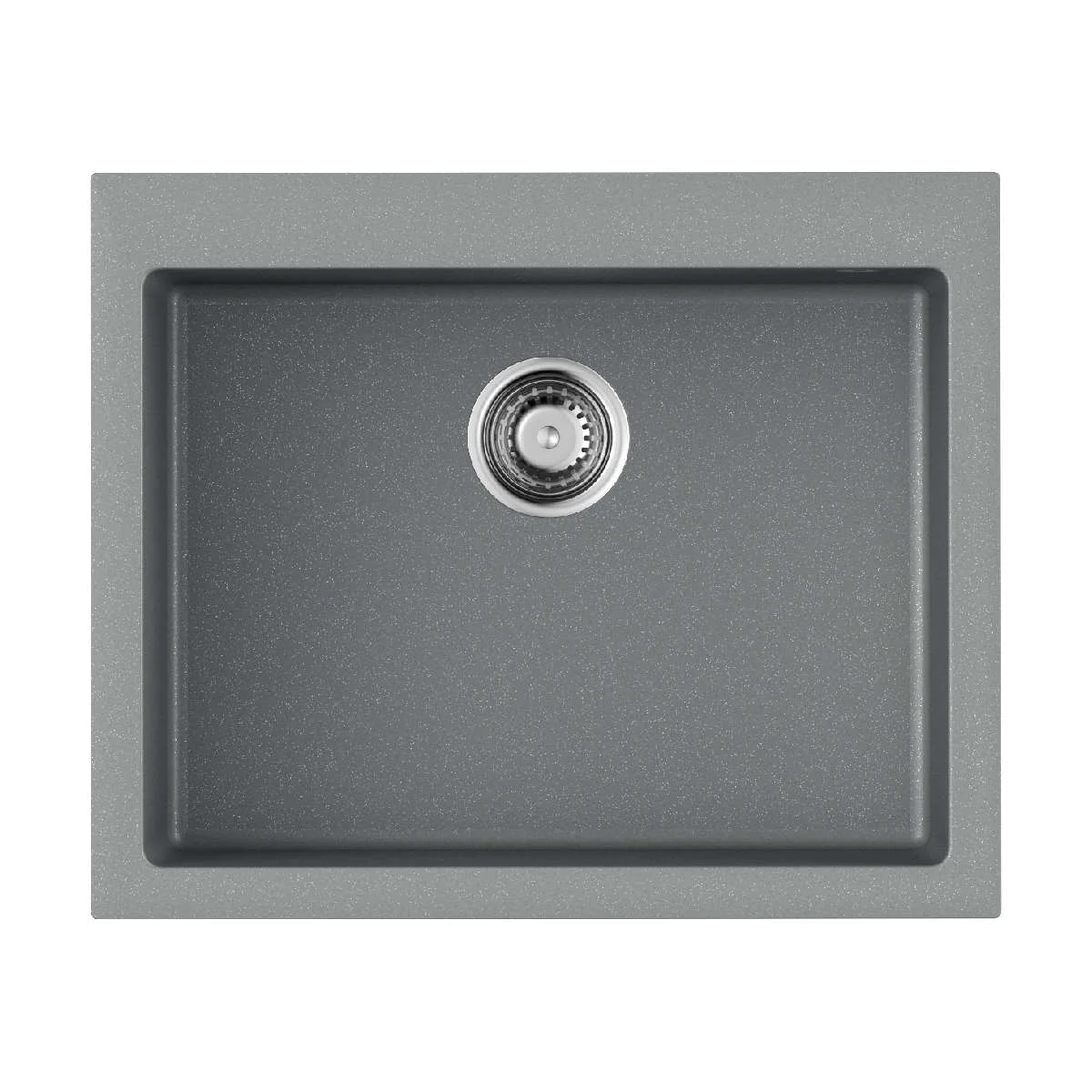 Мойка, OMOIKIRI, Bosen, шгв 610*500*210, отверстия для смесителя-3 промаркированных, цвет-Leningrad grey
