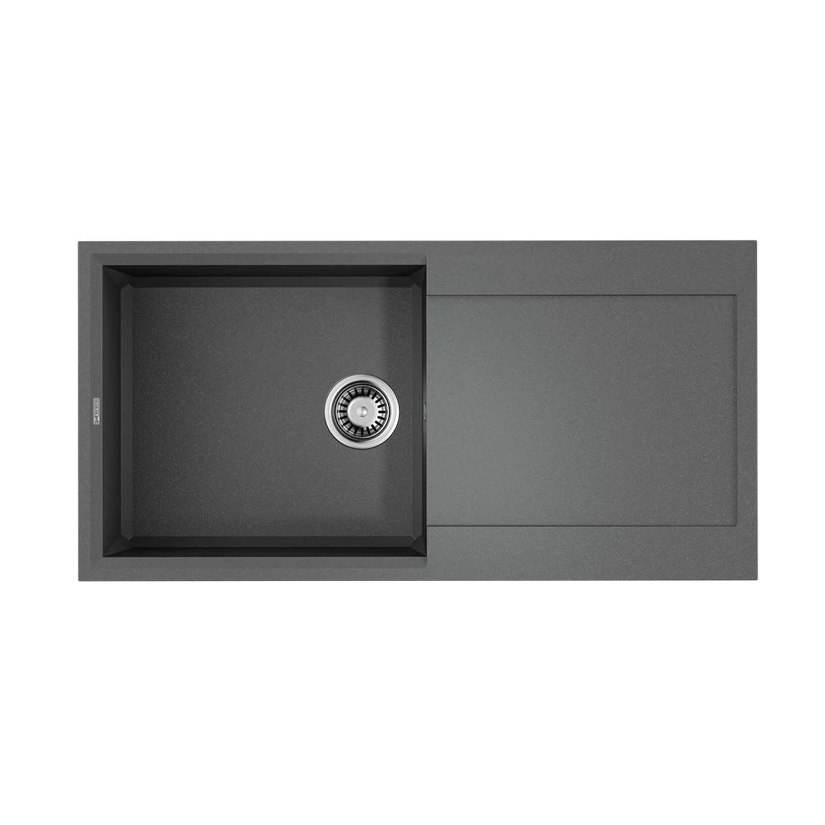 Мойка, OMOIKIRI, Sakaime, шгв 1000*500*200, отверстия для смесителя-6 промаркированных, цвет-Leningrad grey