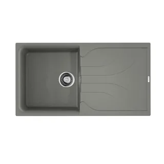 Мойка, OMOIKIRI, Yasugata, шгв 1000*500*210, отверстия для смесителя-2 промаркированных, цвет-leningrad grey