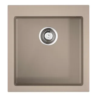 Мойка, OMOIKIRI, Bosen, шгв 470*500*220, отверстия для смесителя-3 промаркированных, цвет-бежевый