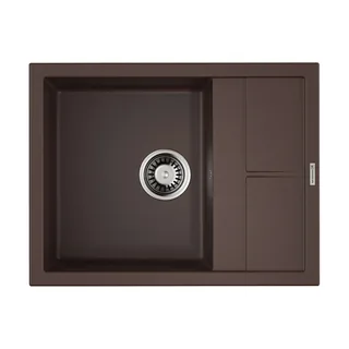 Мойка, OMOIKIRI, Sumi, шгв 650*500*220, отверстия для смесителя-4 промаркированных, цвет-темный шоколад
