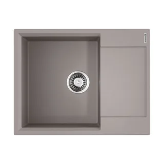 Мойка, OMOIKIRI, Daisen, шгв 650*510*215, отверстия для смесителя-4 промаркированных, цвет-Leningrad grey